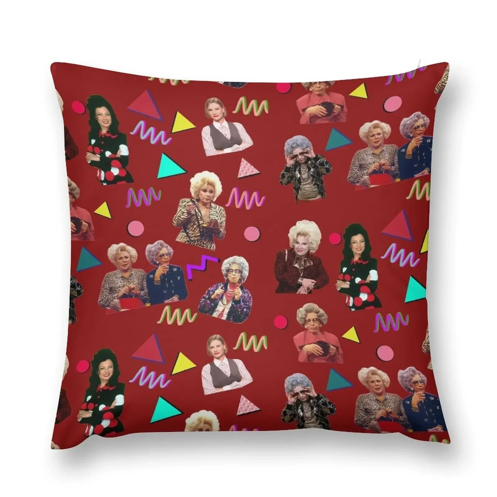 the nanny Throw Pillow Pillows Aesthetic Embroidered Cushion Cover pillow