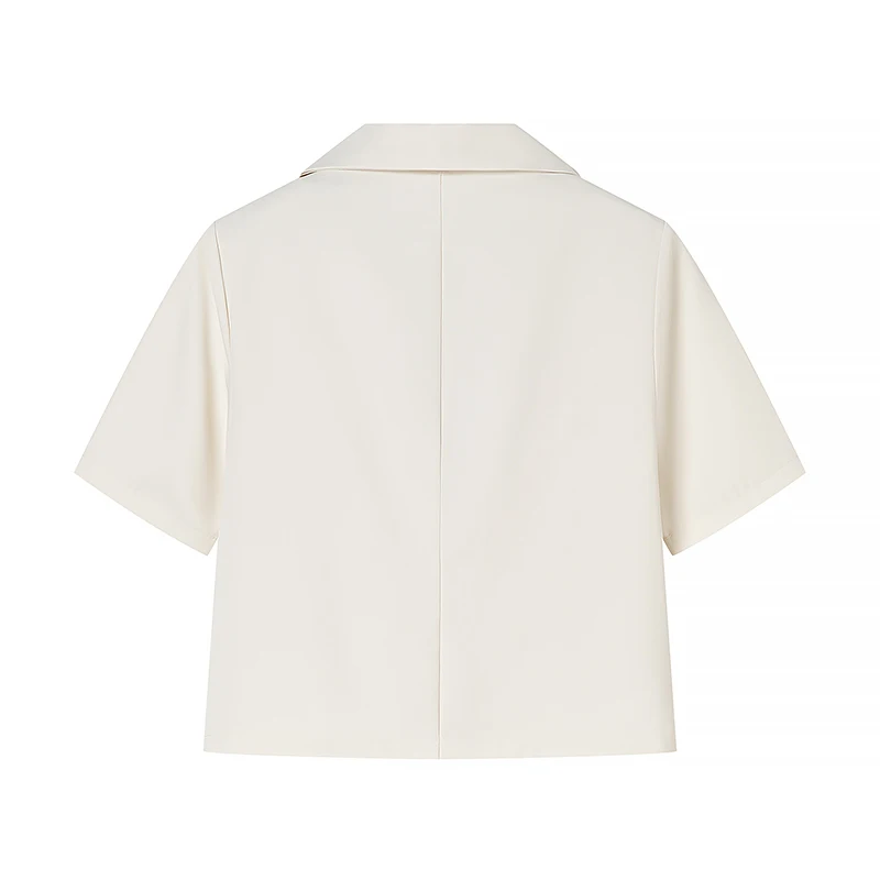 Cappotto corto da donna Nuovo in abiti esterni Giacca corta Collezione donna Cinching Stagione Preppy Bf Uniforme giapponese letteraria