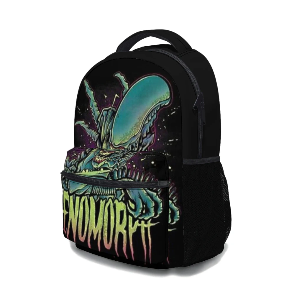 Beware the Xenomorph New Female Fashion kids High Capacity Waterproof College Backpack Trendy Girls Laptop School Bags 17inch