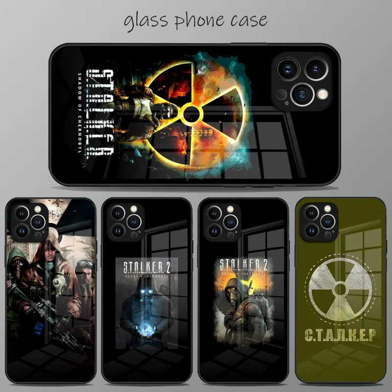 Stalker Clear Sky Phone Case For IPhone 12Pro 12 13 11 Pro Max Mini X XR XS Max 8 7 6s Plus SE 2020 Tempered Glass Cover