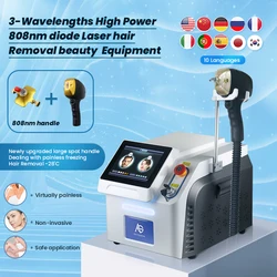 ADG  Diode Laser 2000W 808 755 1064 Nanometer Hair Removal Machine Hair Removal Beauty Instrument Ice Titanium Device For Salon