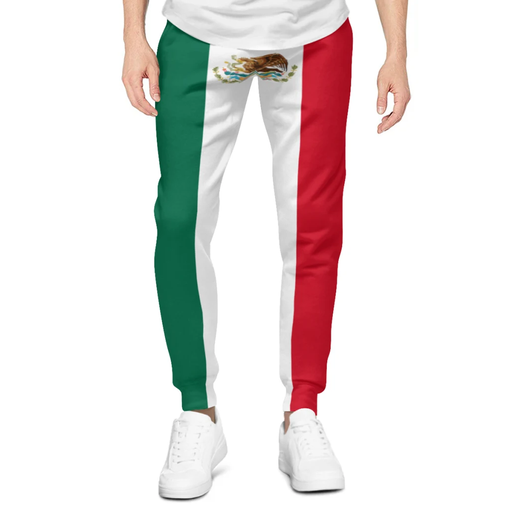 2025 Mexico Flag Mens Sweatpants with Pockets Joggers for Men Sports Casual Sweat Pants With Drawstring