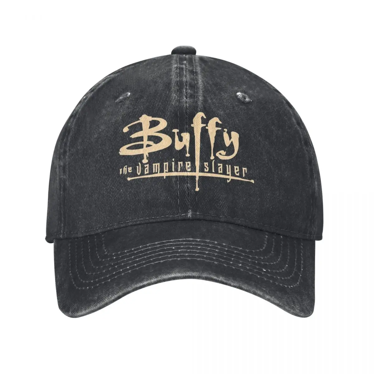 Buffy The Vampires Slayer Baseball Cap Fashion Distressed Washed TV Series Sun Cap Unisex Style Outdoor Activities Caps Hat