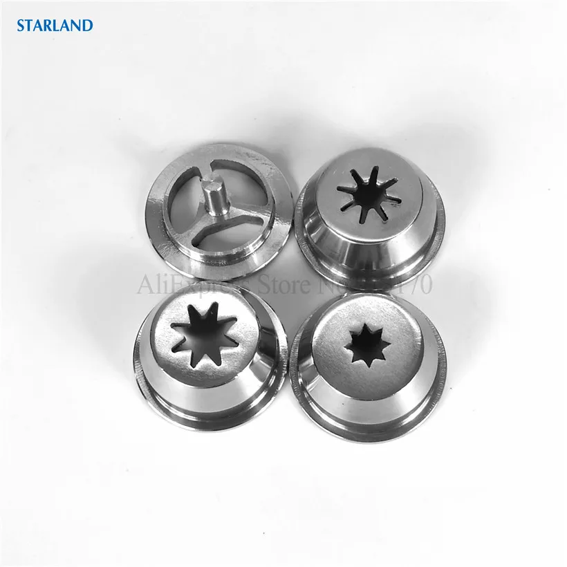 4 In 1 Churros Nozzle Modelling Lids Accessories Caps Spare Part Of Churros Extruder Machines Stainless Steel Fitings 2 Options