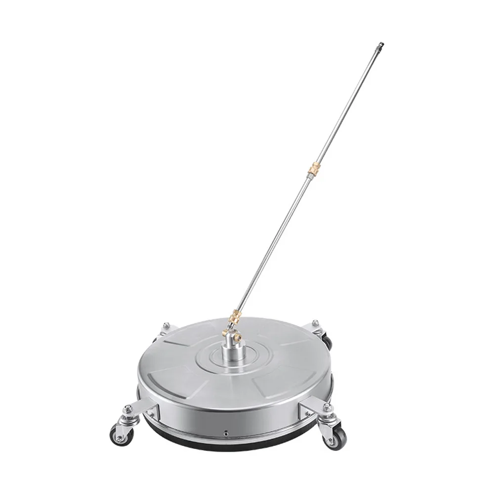 18 inch High Pressure Floor/raod Washer Stainless Steel Washing Machine Patio Cleaner 1/4 with 4 wheels 4000psi