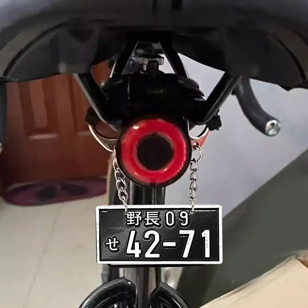 

Mini Acrylic Bicycle Number Plate Hanging Decoration Material Tools Motorcycle Decoration Bicycle Repair Road Acrylic B4C9