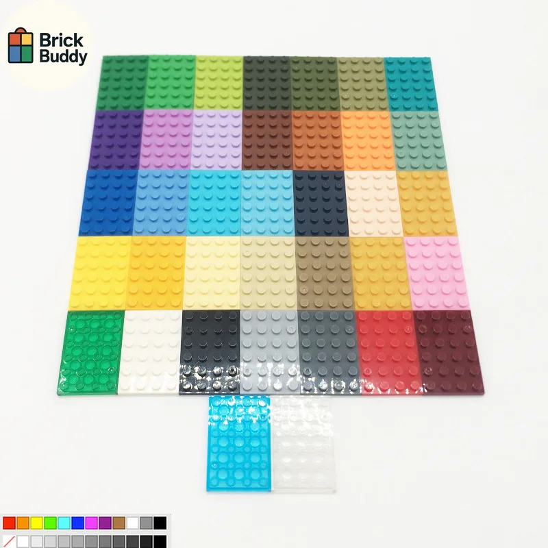 300 Pieces 1KG Small-Sized Interlocking Building Blocks Compatible with 3032 MOC-Style DIY Set with 4X6 Components
