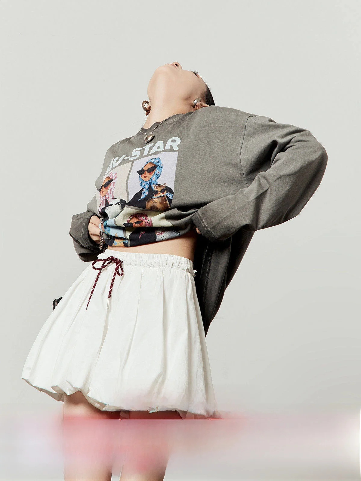 

ay Long Sve T-irt Women's Autumn New Sle Print Casual Loose Fit Breathable Comfortable round Ne Top for Ladies