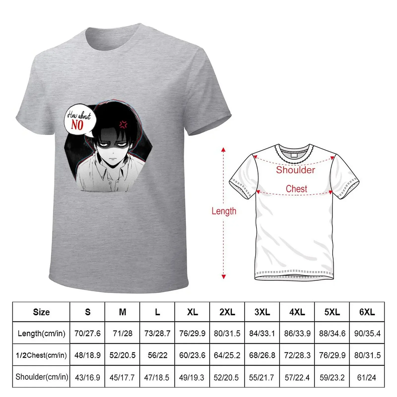 Levi Ackerman T-Shirt sports fans Blouse oversizeds t shirts for men pack