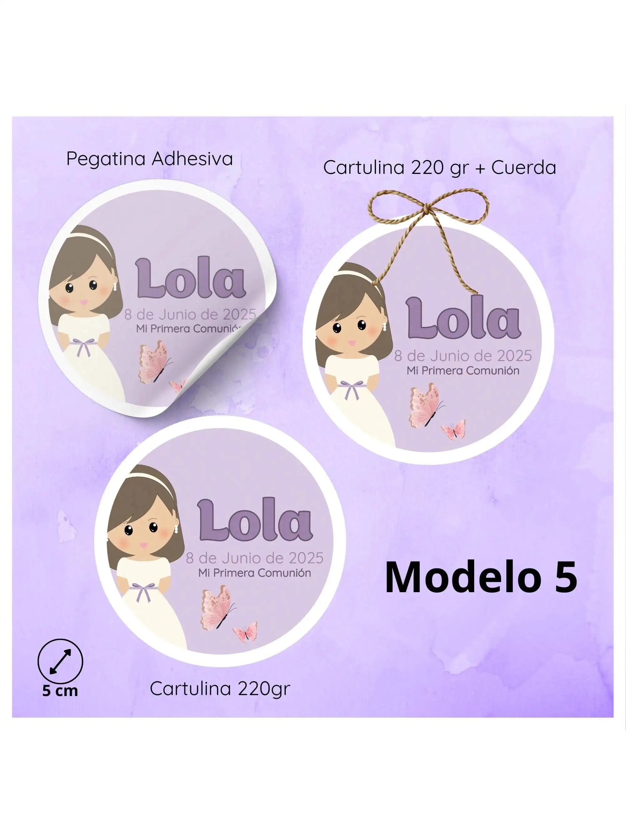 24-حزمة من ملصقات أو بطاقات زخرفية غير مجففة للمناولة الأولى للفتيات، تستخدمات الديكور متعددة الاستخدامات