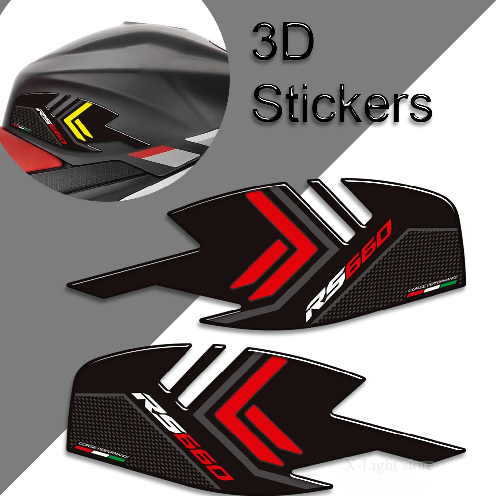 For Aprilia RS660 RS 660 2016 2017 2018 2019 2020 2021 2022 Tank Pad Grips Stickers Decals Gas Fuel Oil Kit Knee Protector