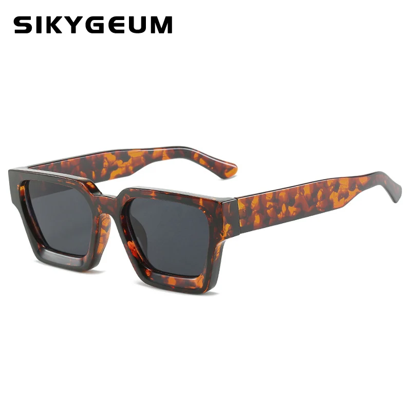 SIKYGEUM New Fashion Woman Luxury Brand Square Sunglasses Ladies Vintage Sun Glasses Female Modern Female Male Shades