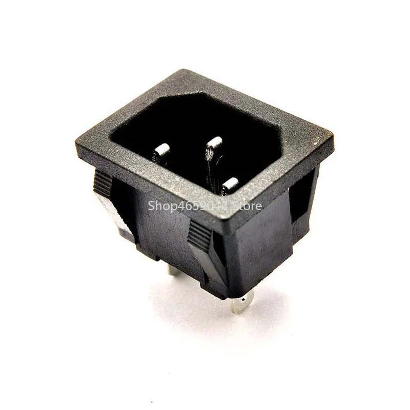 5PCS AC-05 AC Power Socket 3 Pin Male Plug Connector for UPS Power Outlet  10A 250V