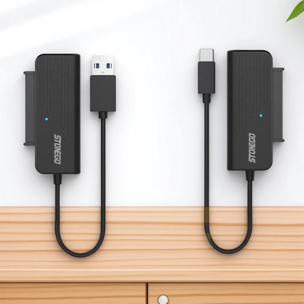 USB 3.0 Type C to SATA Hard Drive Converter Cable with UASP Adapter Compatible with Windows Linux Mac Android