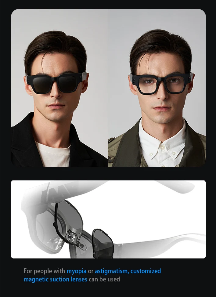 2024 New INMO AIR2 AR Smart Glasses Wireless VR    All-in-One Translator 800MP IPX-4 Waterproof Portable