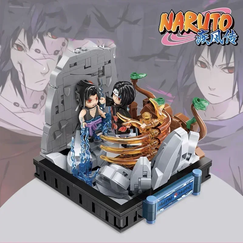 Keeppley Naruto Series Naruto Sasuke Kakashi Chunye Sakura Assembly Building Block Classic Anime Peripheral Toys Birthday Gifts