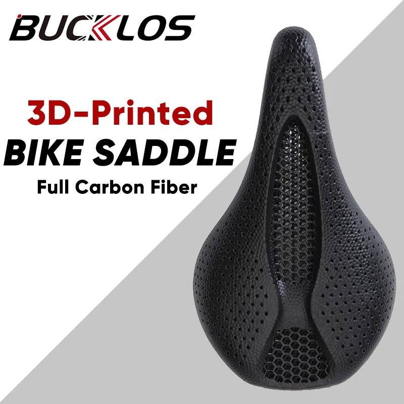 BUCKLOS-3Dプリントカーボンサドル,マウンテンバイクシート,通気性と超