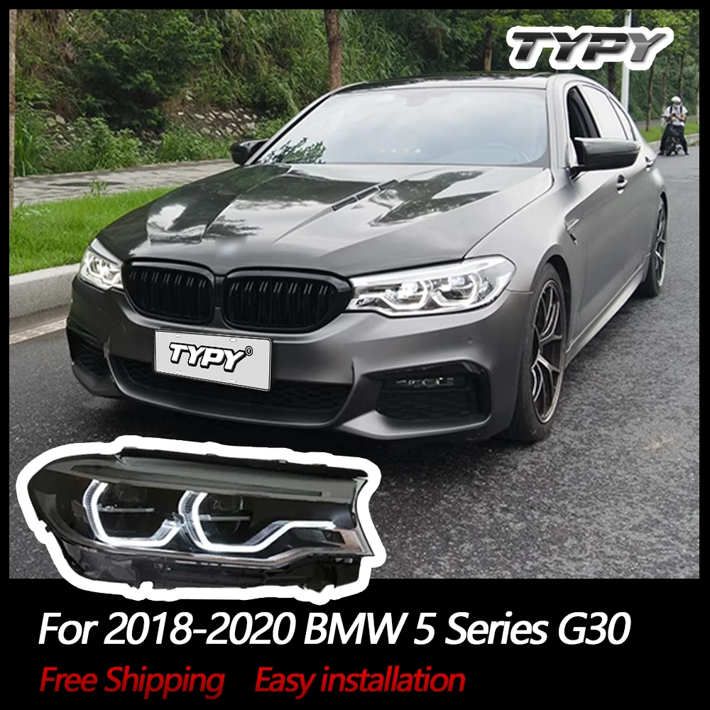 

TYPY Car Accessories Auto Lights For BMW 5 series G30 Headlights G38 LED Front Lamps 2018-2020 DRL Projector Lens