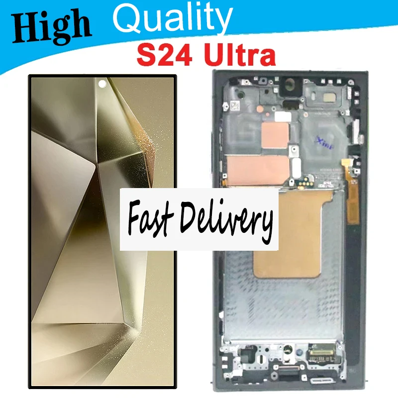 Pantalla de repuesto LCD AMOLED para Samsung S24 Ultra LCD SM-S928B, SM-S928B/DS SM-S928U pantalla de alta calidad