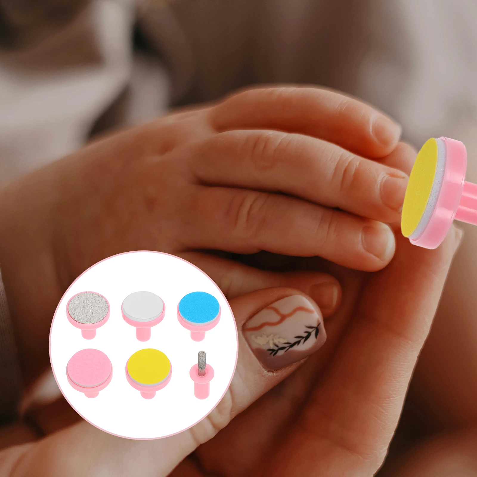 

Nail File Replacement Pads Grinder Accessories Electric Grinding Heads Trimmer