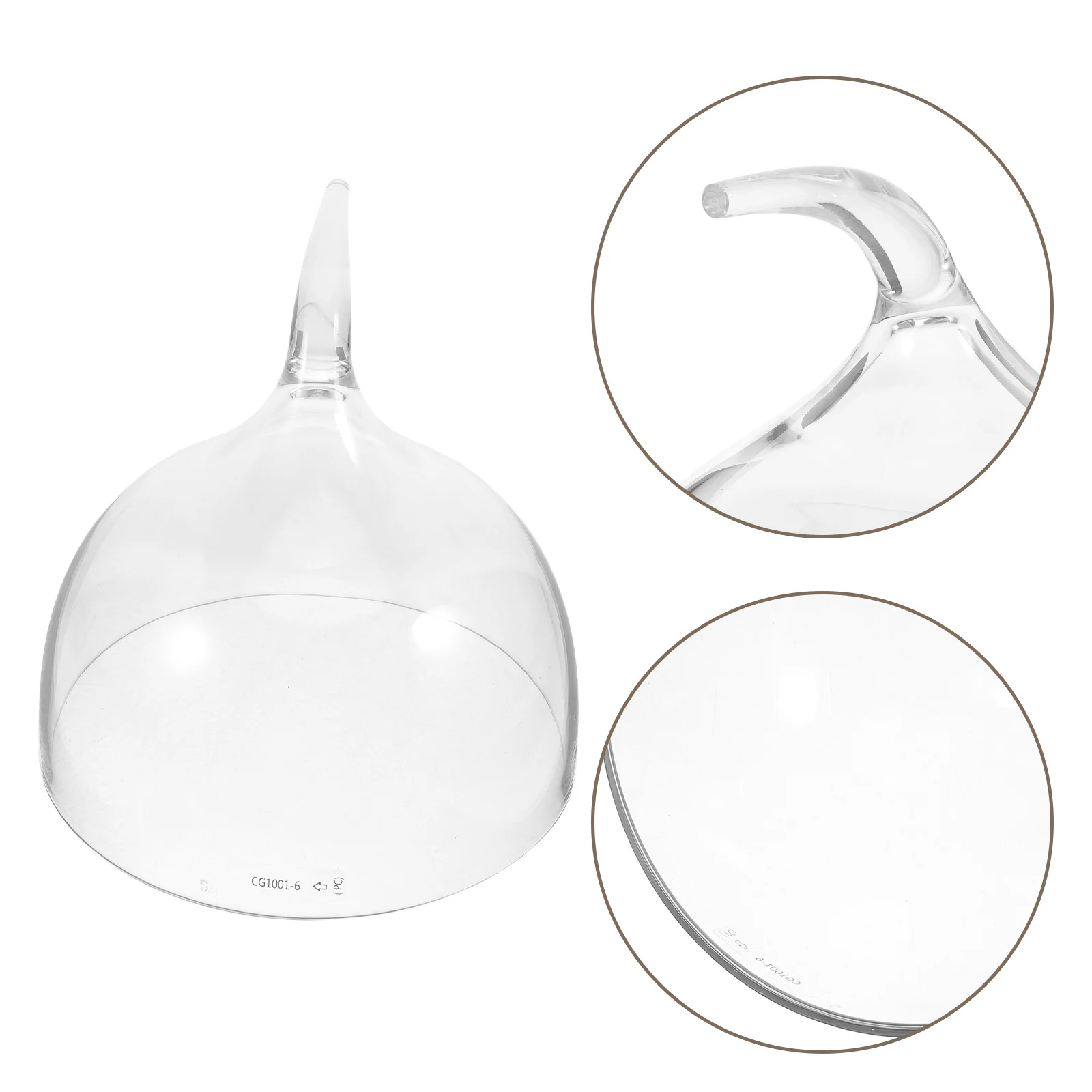 

Transparent Food Protector Dessert Display Home Catering Restaurant Serving Platters Protection Lightweight Pc Material Easy