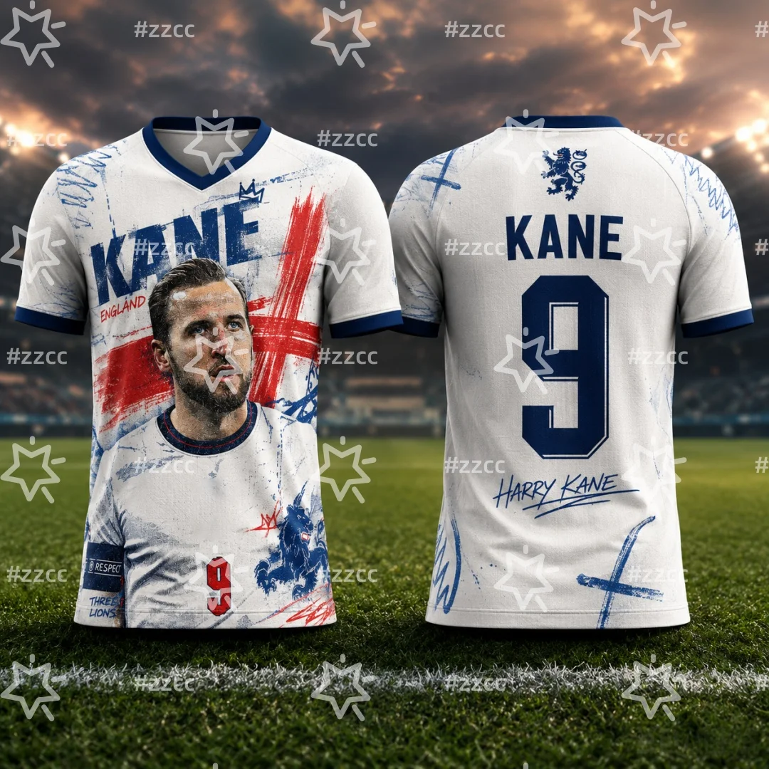 Camiseta de Fútbol de Inglaterra 2026, Regalo para Fanáticos del Fútbol, Camiseta Deportiva de Verano para Hombre, Ropa para Niños, Camiseta para Mujer, Jersey de Ciclismo