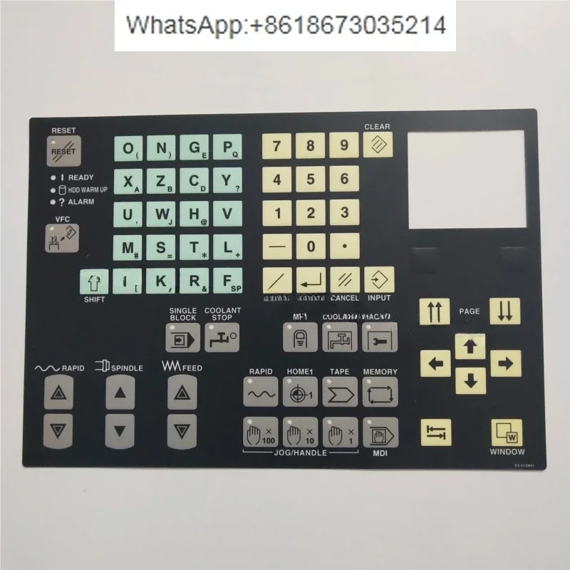 

lathe operation panel button film, machining center panel film