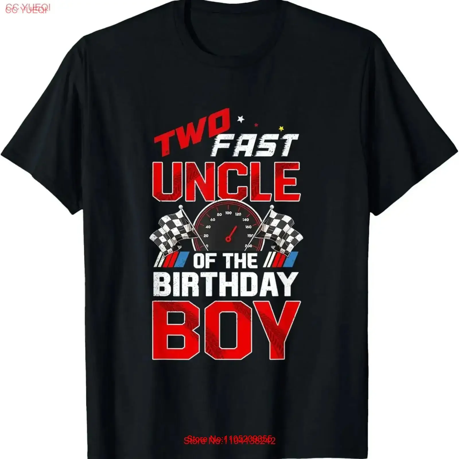 

Two Fast Birthday Decorations Uncle Of The Boy T Shirt vintage Washed Comfortable Stretched Unisex streetwear Casual graphic