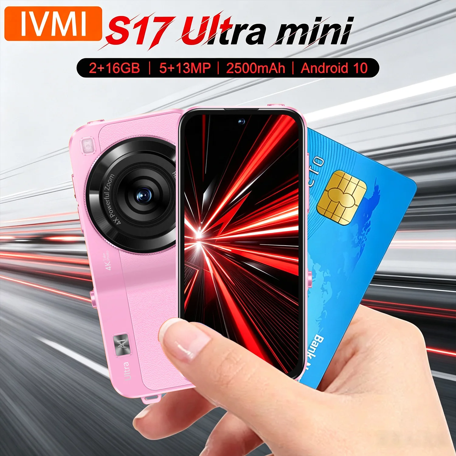 Phone Cases Green - IVMI S17 Ultra mini Smartphone Android10.0
