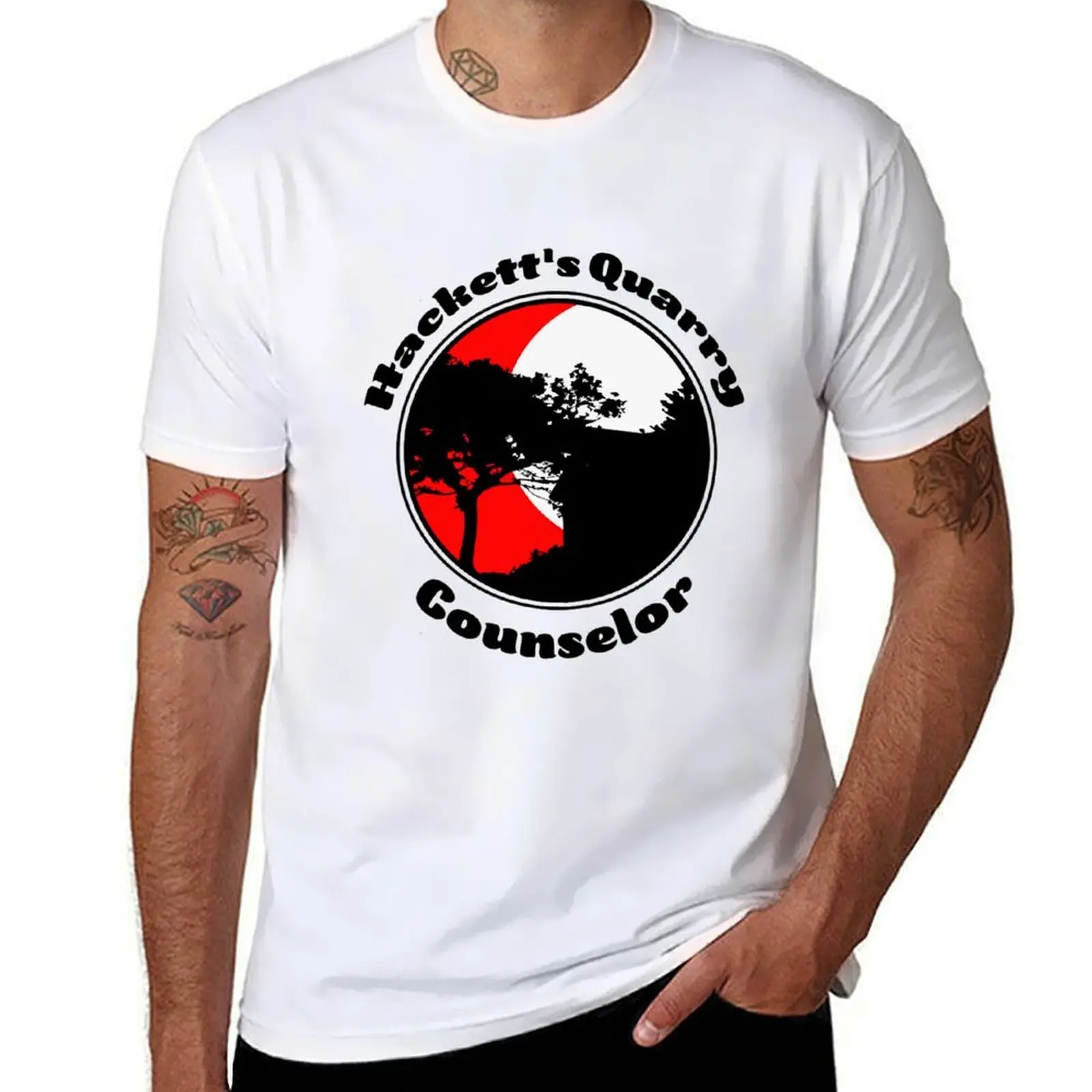 

Hackett's Quarry Summer Camp Counselor The Quarry T-Shirt g man t shirts for men anime t shirts oversize T-Shirt