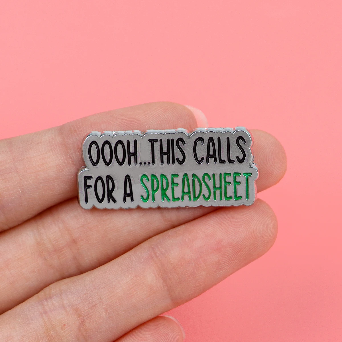 This Calls For A Spreadsheet Enamel Pin Brooch for Clothes Briefcase Badges on Backpack Accessories Lapel Pins Jewelry