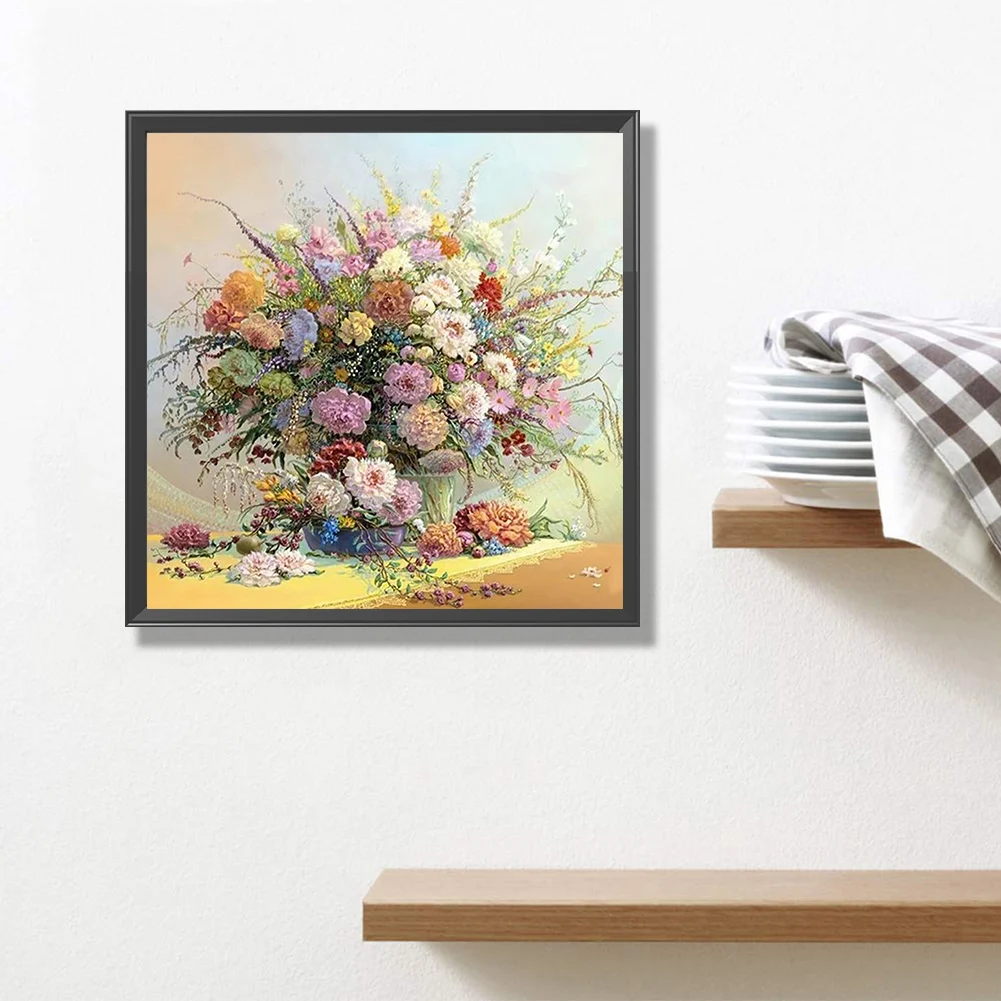 

5D DIY Full Round Drill Diamond Painting Vase Kit Home Decoration Art Craft New Year Gift Diamond Painting Decoration