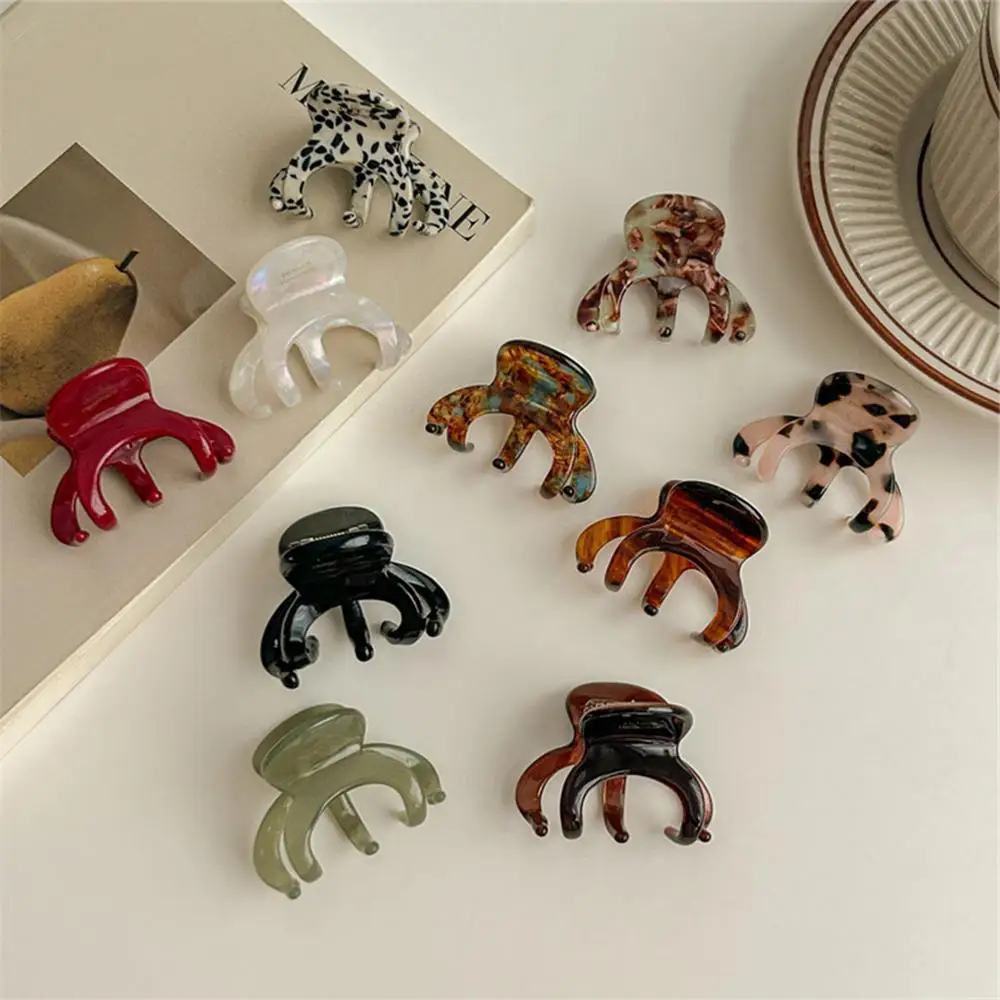 

Fashion French Hair Claw Clips Acetate Retro High Ponytail Holders Elegant Hair Accessories for Women Girls