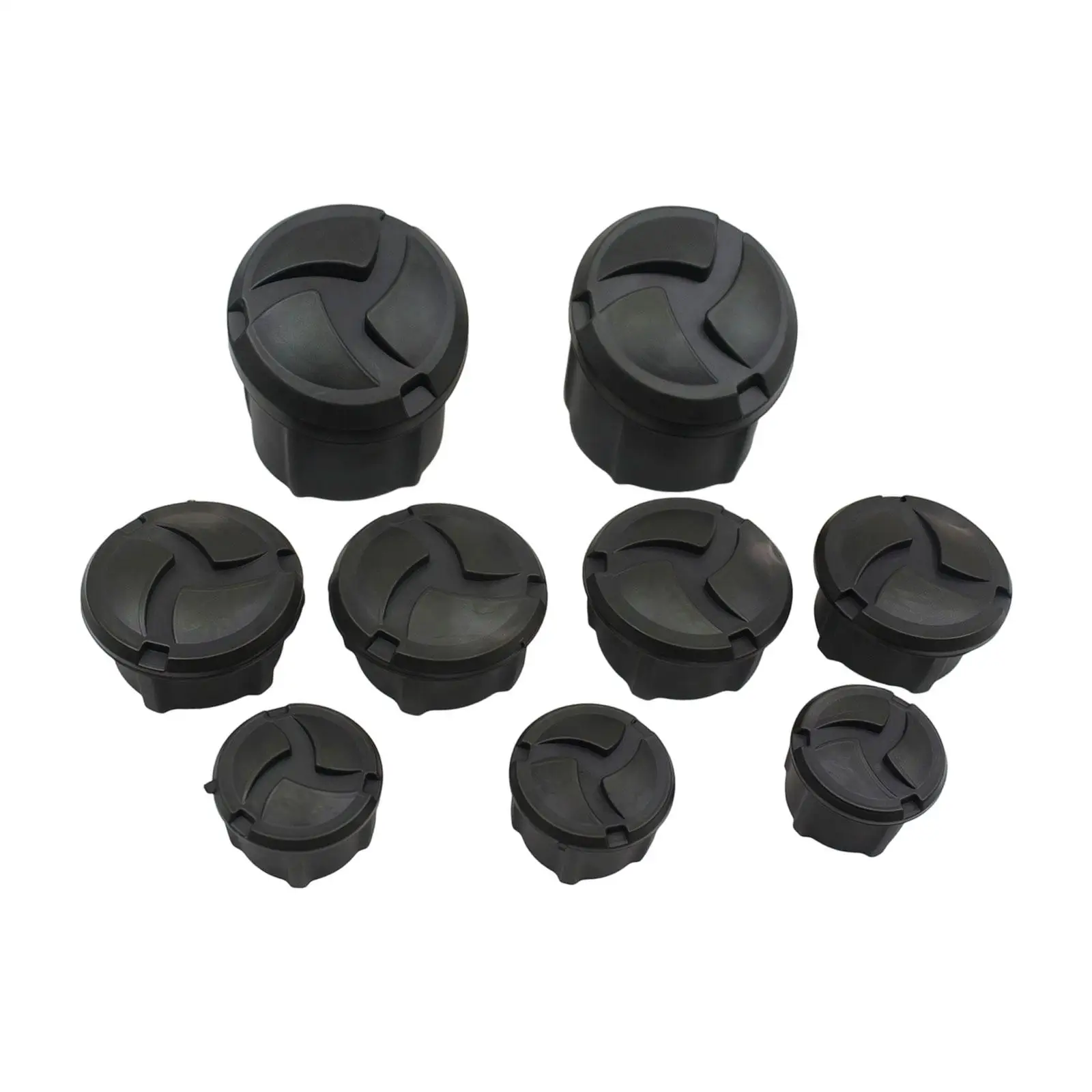 

PP Plastic Frame Hole Cover Caps Plug Set Black Protective Parts for BMW R1200GS LC Adventure R1250GS