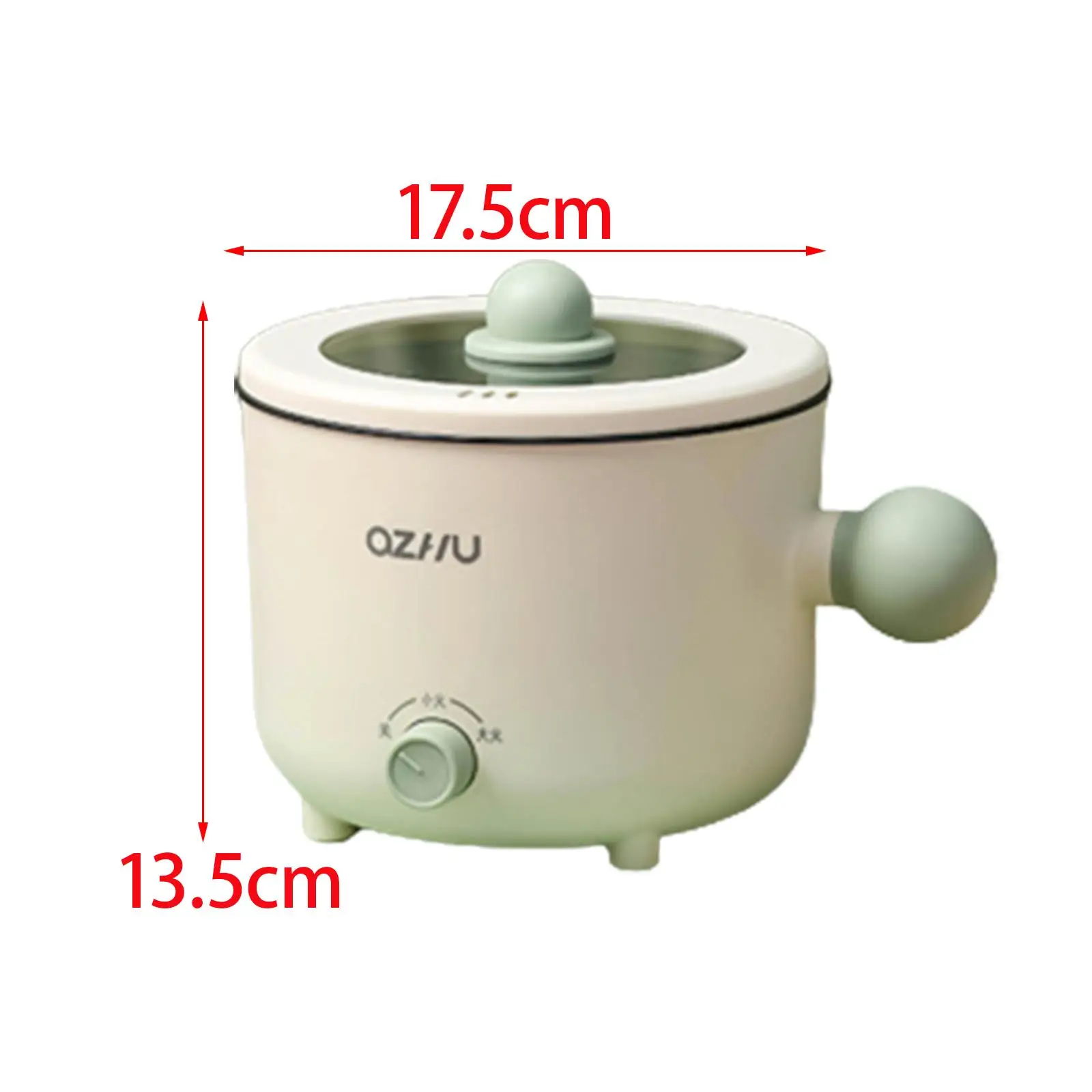 Electric Pots Nonstick Dry 2 Gear Stainless Steel Multipurpose Electric Skillet for Pasta Soup Oatmeal Porridge Ramen