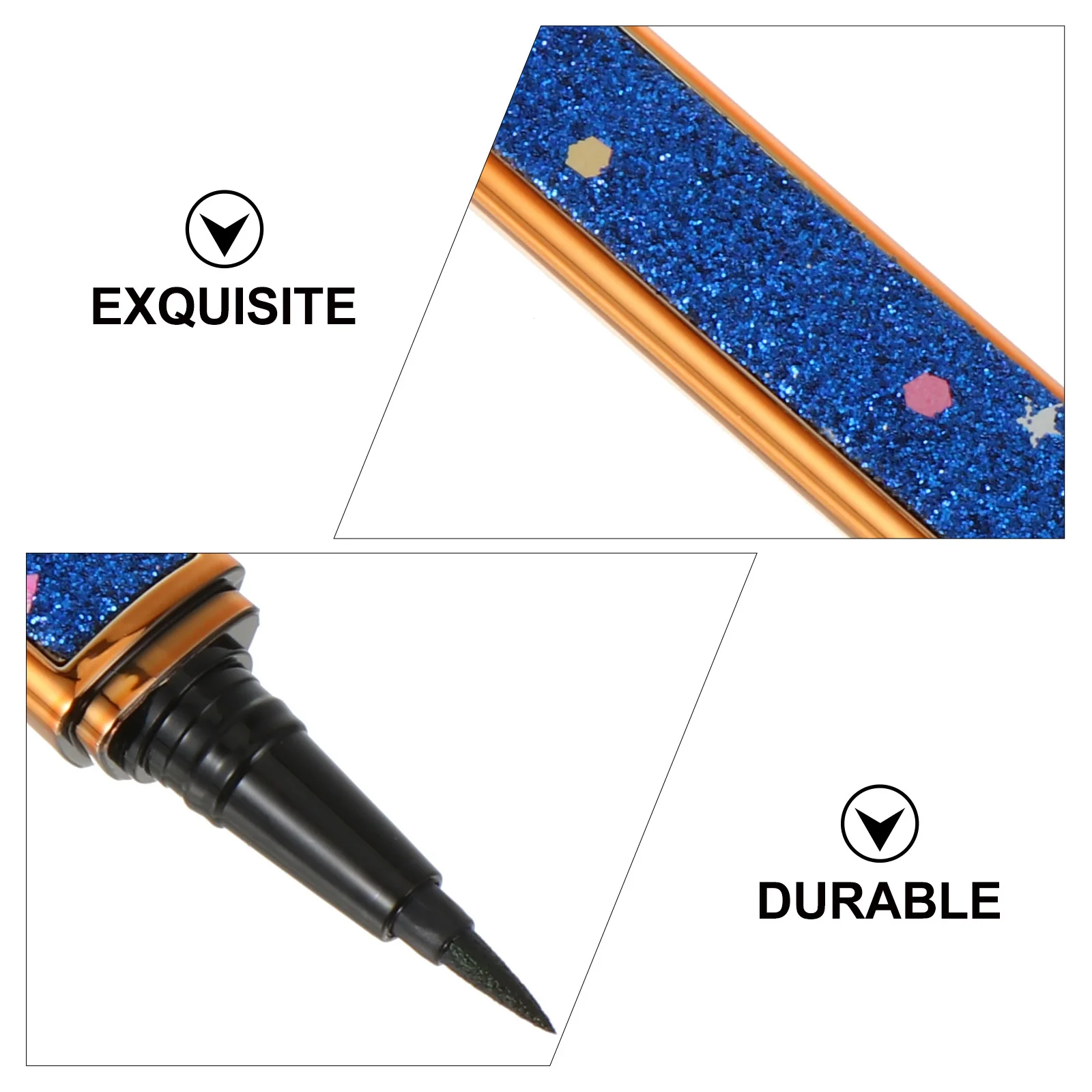 Eyeliner Pencil Smooth Long Lasting No Blooming Self Adhesive Fine Tip For Makeup Artists Beginners Liquid Eye Liner Pen