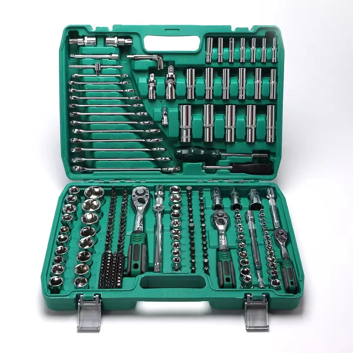 2026 216 Piece Herramientas Auto Repair Spanner Ratchet Wrench Steel Car Tool DIY Automotive Mechanic Home Tool Kit Set availabl view 3