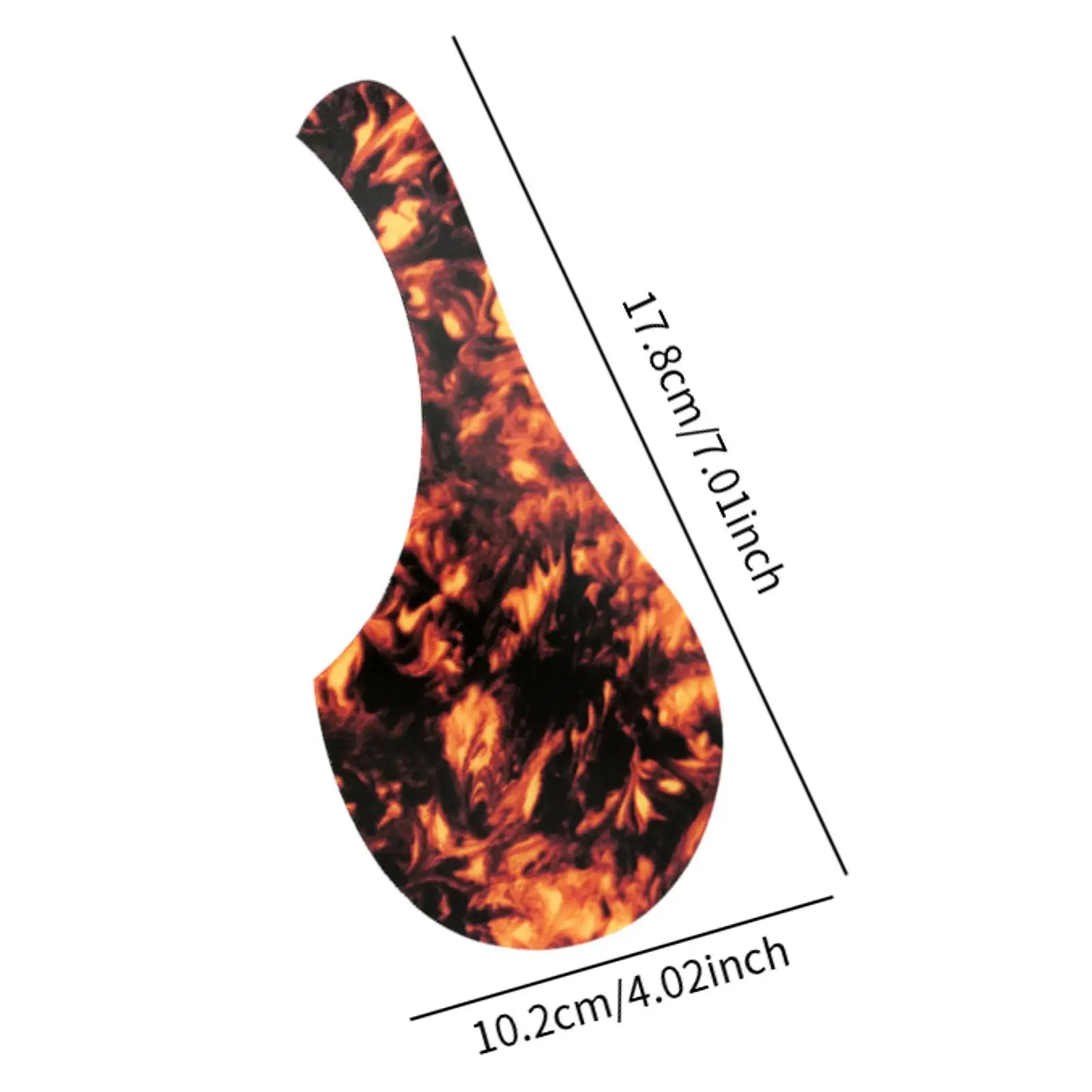 Brown Tortoise Acoustic Guitar Pickguard Anti Scratch Sticker for Acoustic Guitar Protection Accessory