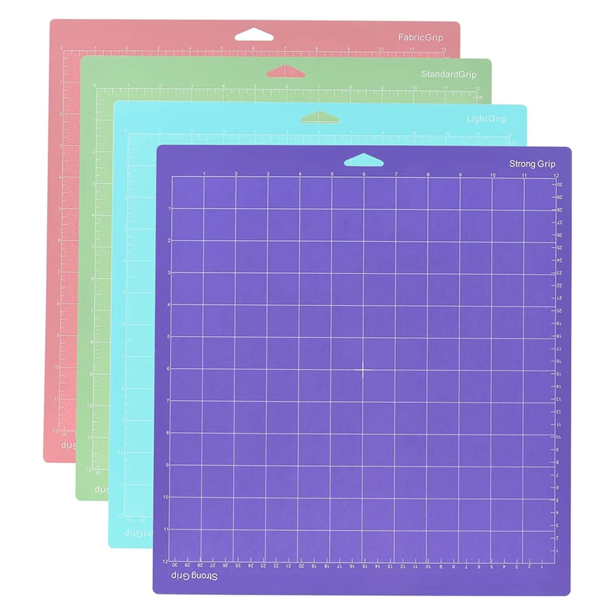 4PCS 12 X 12 Inch Repl Ment Cutting Mat Adhesive Gridded Cutting Mats for Silhouette Cameo Cutting Explore Plotter