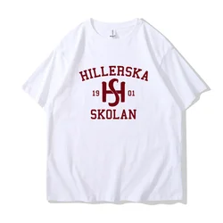 Young Royals Hillerska Skolan Tshirt Tv Show Inspired T-Shirt Unisex Graphic T Shirts Women Short Sleeve Tees Streetwear Top