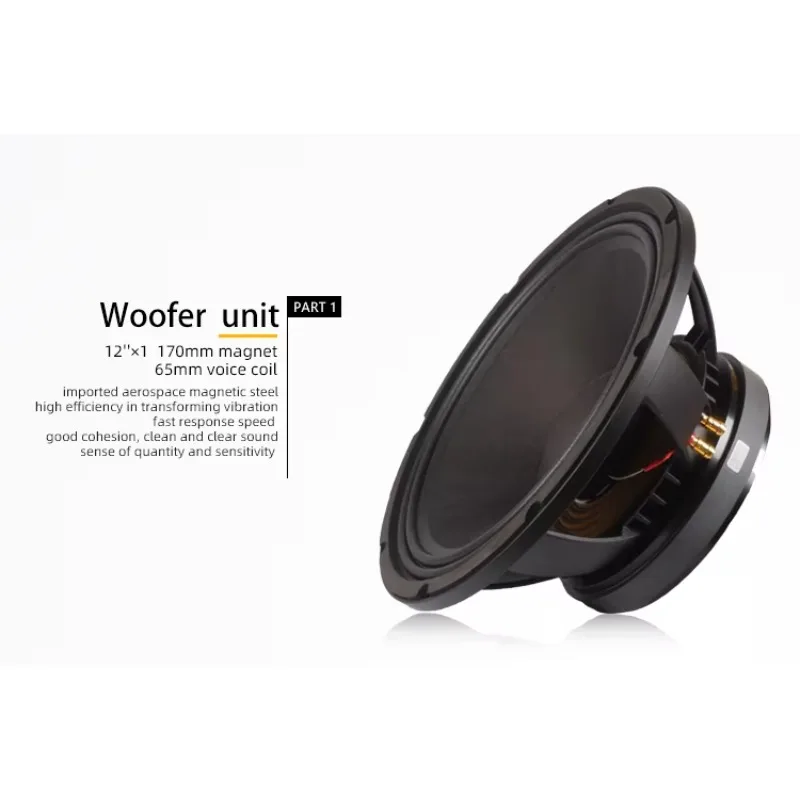 12 Inch Professional Passive Speaker Heavy Duty Sound For Disco KTV Party Room Stage Performance Audio Equipment