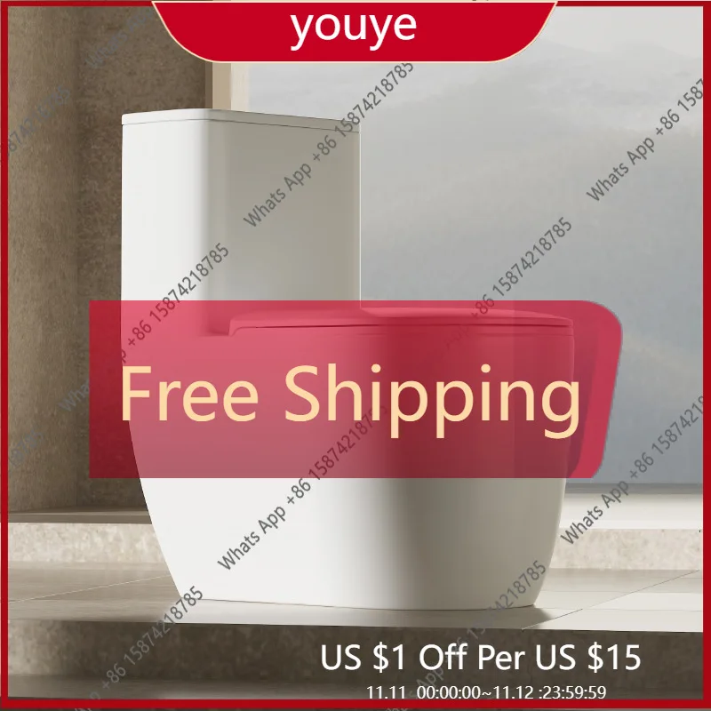 

S Household Toilet Toilet Ceramic Pumping Super Swirl Large Diameter Water-saving Ordinary Toilet