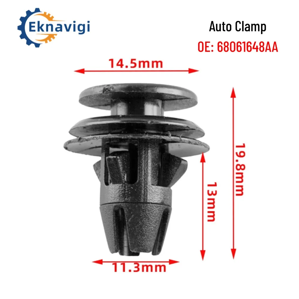 10PCS Applicable To Chrysler Dodge Ram RAM Rear Taillight Tube Fixing Fastener 68061648-AA