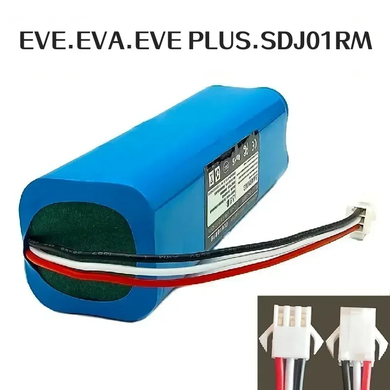 Bateria recarregável do robô varrição para ROIDMI EVE EVA, EVEPLUS SDJ01RM SDJ06RM, 9900mAh