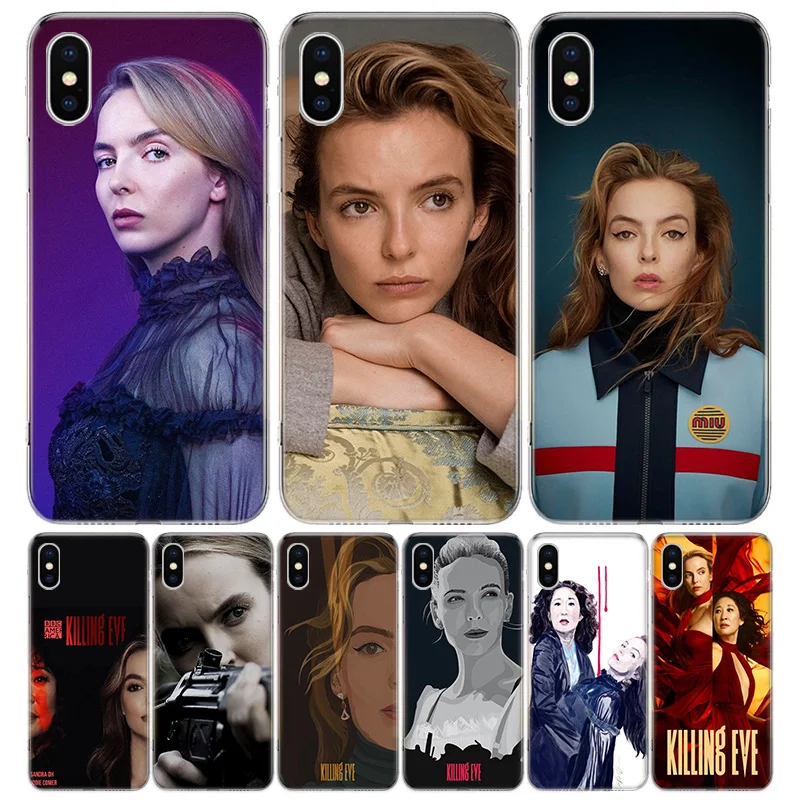 Killing Eve Phone Case For iPhone 16 15 14 Plus 12 13 Mini 11 Pro Max X Xs  8 7 SE + Soft Fundas Coque Shell Cover 15 + 14 11 12