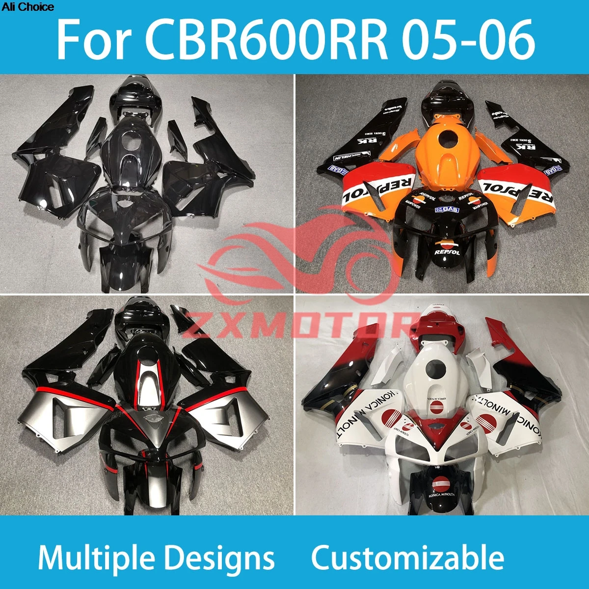 

Fairings CBR 600RR 2005 2006 Motorcycle ZXMT Rebuild Fairing Kit Bodywork for Honda CBR600RR 05 06