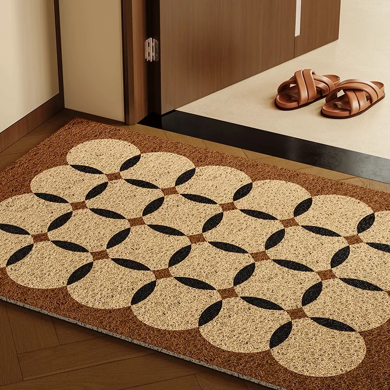 Absorbs Dirt Door Rug Hallway Mat PVC Doormat Cuttable Entrance Rug Hallway Mat Entrance Mat Under The Door