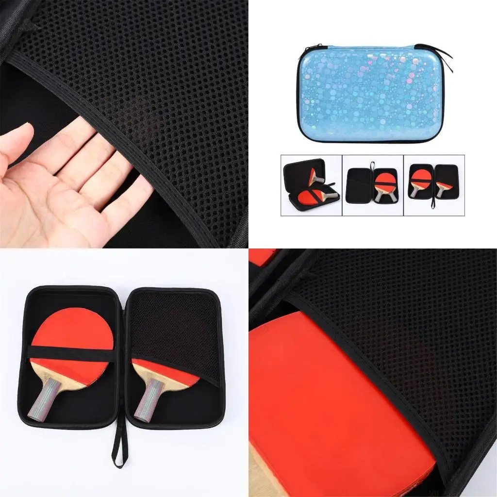 

31BE чехол для ракеток для пинг-понга, твердый корпус, сумка для хранения ракеток для настольного тенниса, легко носить с собой,