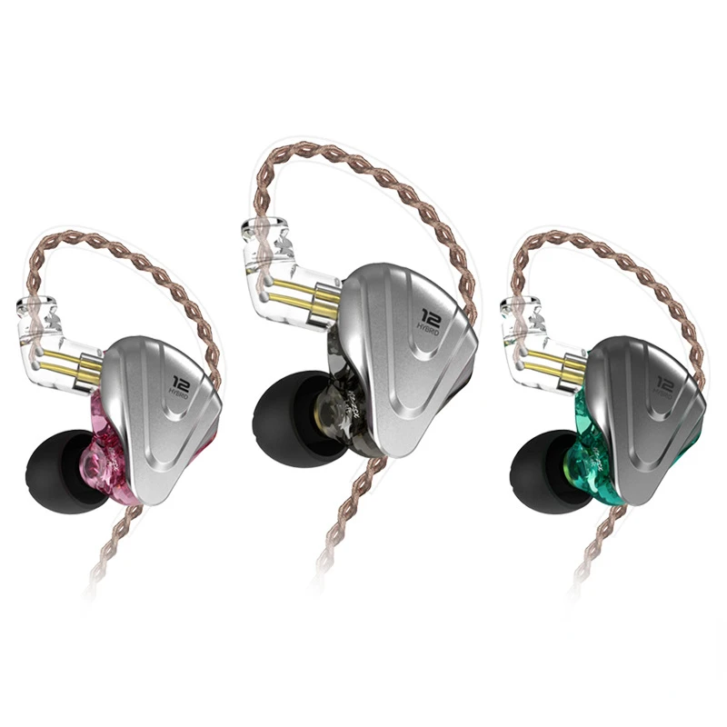 

NEW KZ ZSX Terminator 5BA 1DD Hybrid In-ear Earphones HIFI Metal Headset Music Sport ZS10 PRO X AS16 ZSN PRO C12 VX ZAS