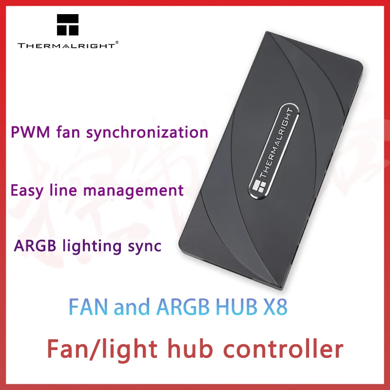 Thermalright Fan PWM Hub X8 Motherboard SYNC/4PIN PWM + 3PIN + 5V ARGB 140X64x16mm Hub